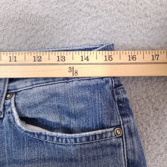 Lucky Brand Classic Rider Crop Jeans Womens 8/29 Medium Wash Denim Dungarees - Picture 15 of 15